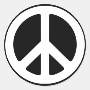 Adesivo Símbolo de paz no rosa!