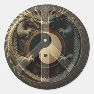 Adesivo Símbolo de Paz Yin Yang 
