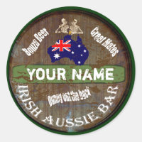 Símbolo de pub irlandês personalizado