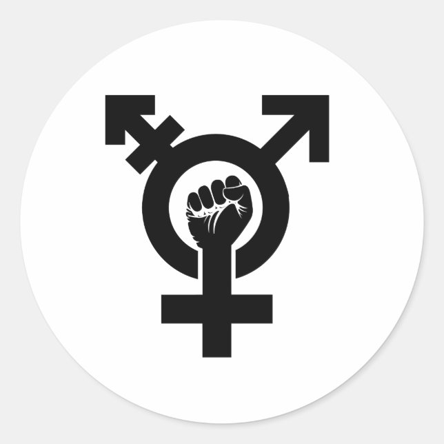 Adesivo Símbolo de Resistência Trans - - - (Frente)