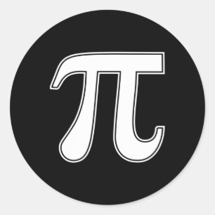 Adesivo Símbolo de Roupa Pi Gráfico Engraçado do Pi Day