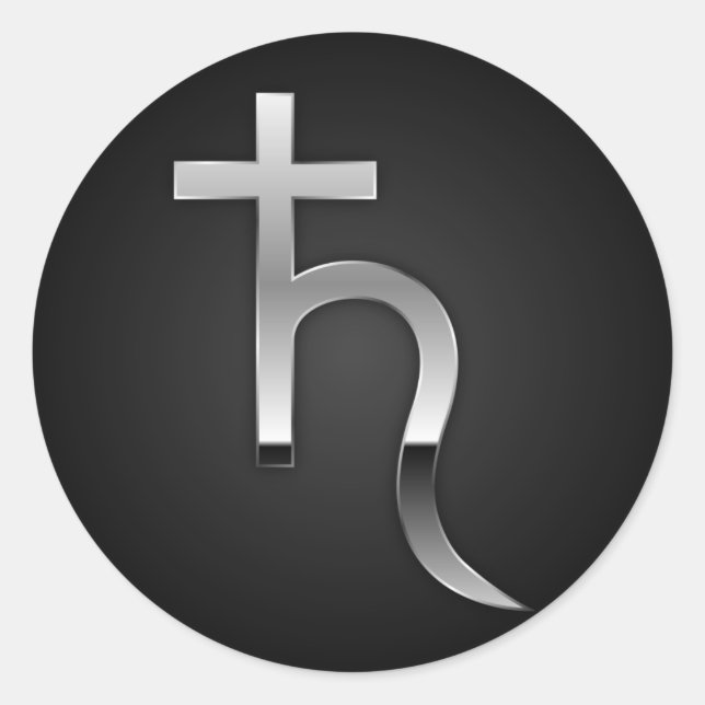 Adesivo Símbolo de Saturno (Frente)