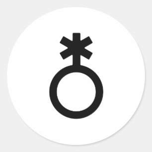 Adesivo Símbolo de sexo não binário