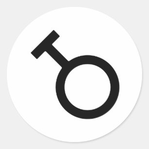 Adesivo Símbolo de sexo travesti