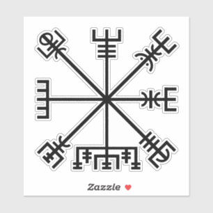 Adesivo Símbolo de Vegvisir