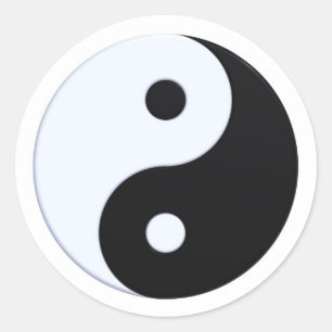 Adesivo símbolo de Yin-Yang