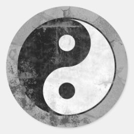 Adesivo Símbolo de Yin Yang, com dificuldades