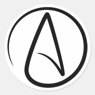 Adesivo Símbolo do Ateísmo - Sinal de Ateu