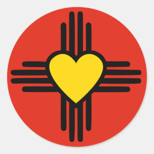 Adesivo Símbolo do coração de Zia