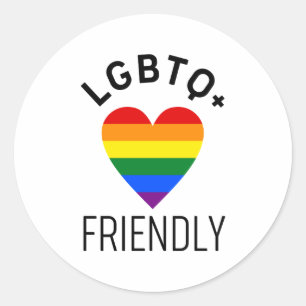 Adesivo símbolo do orgulho amigável lgbtq amam gay lgbt ra
