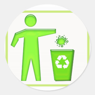 Adesivo Símbolo do reciclar