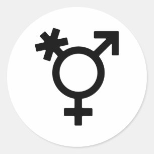 Adesivo Símbolo do sexo do Alternativo transgênero