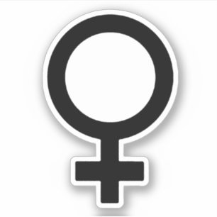 Adesivo Símbolo do sexo feminino