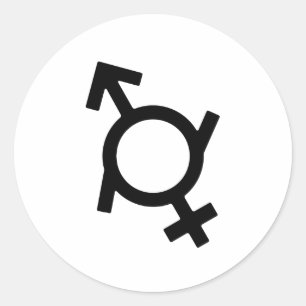 Adesivo Símbolo do sexo feminino e masculino
