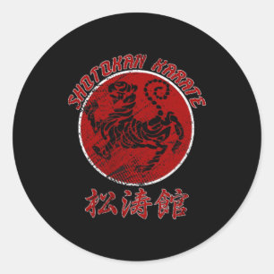 Adesivo Símbolo do Tigre do Karate Shotokan Artes Marciais