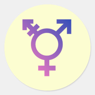 Adesivo Símbolo do Transgender