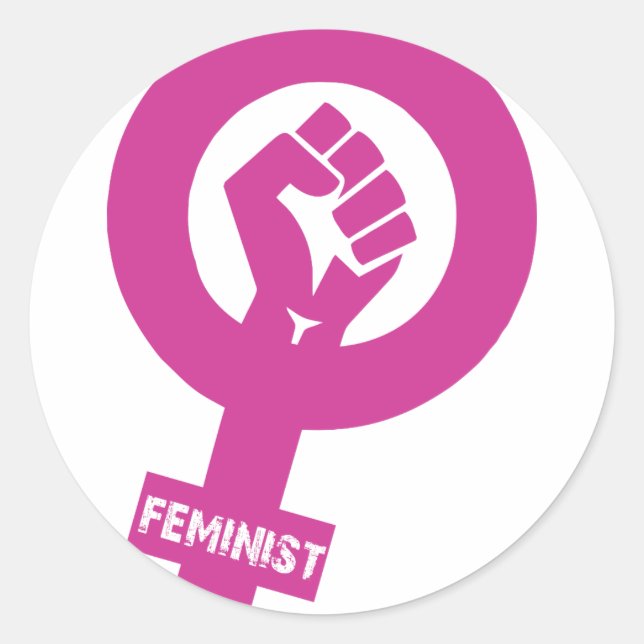 Adesivo Símbolo Feminista dos Direitos do Gênero (Frente)