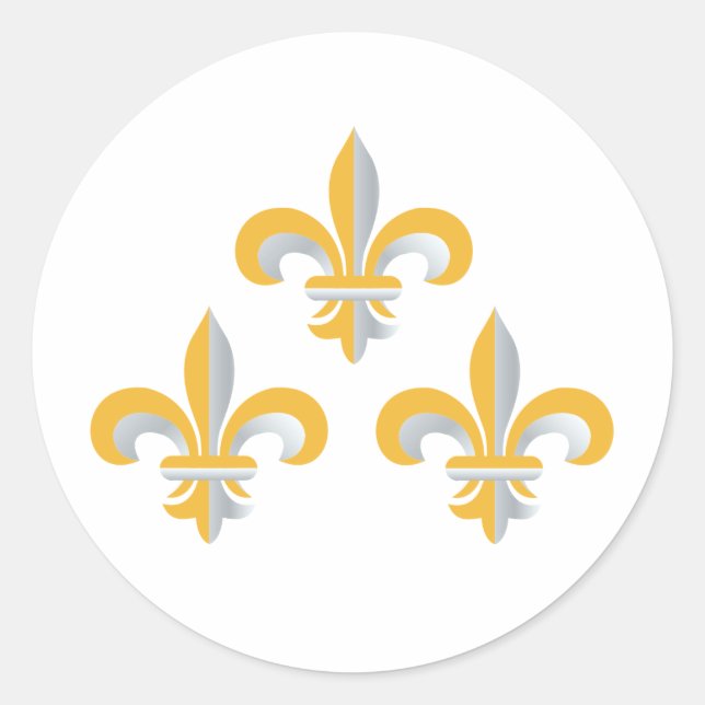 Adesivo Símbolo Fleur de Lis (Frente)
