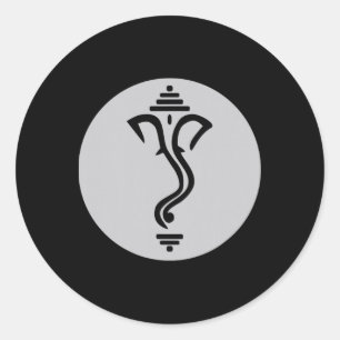 Adesivo Símbolo Ganesha Meditação Espiritual Índia Yoga 