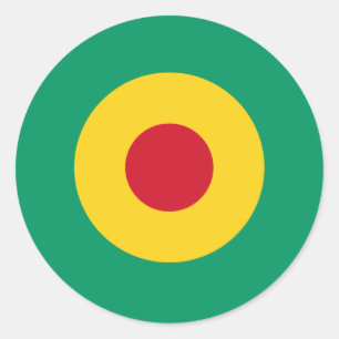 Adesivo Símbolo guineense símbolo do exército militar a