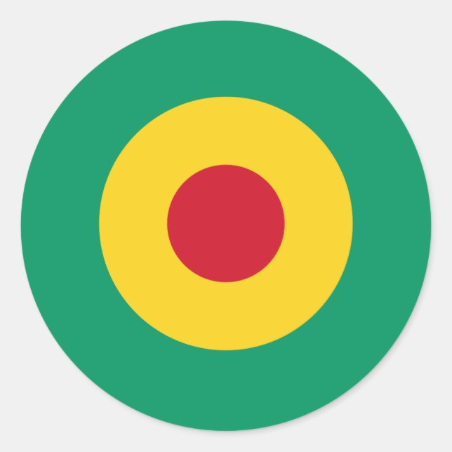 Adesivo Símbolo guineense símbolo do exército militar a (Frente)