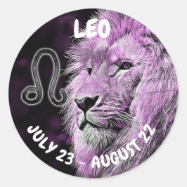 Adesivo Símbolo Horoscópio Leo