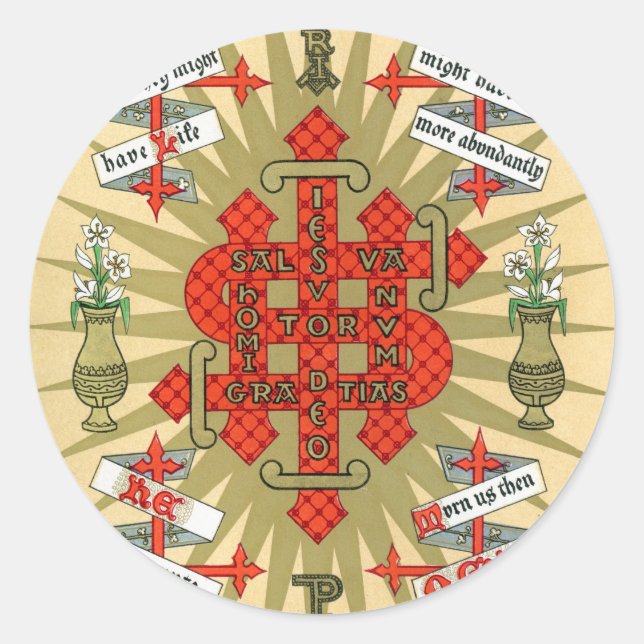 Adesivo Símbolo iluminado Natal. (Frente)