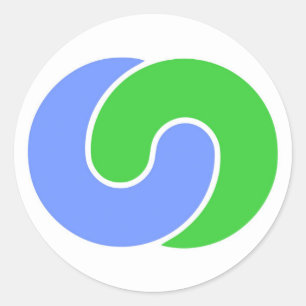 Adesivo Símbolo japão da prefeitura de Ibaraki, na cidade 