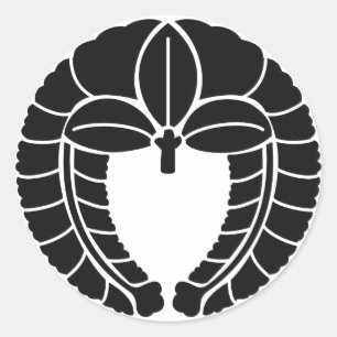 Adesivo Símbolo japonês da crista da família (KAMON)