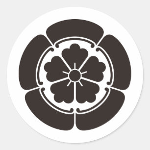 Adesivo Símbolo KAMON Crest da Família Japonesa