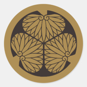 Adesivo Símbolo KAMON Crest da Família Japonesa