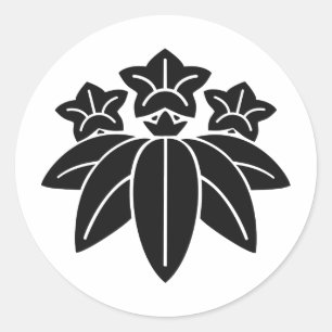 Adesivo Símbolo KAMON Crest da Família Japonesa