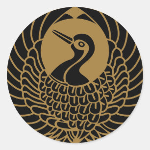 Adesivo Símbolo KAMON Crest da Família Japonesa
