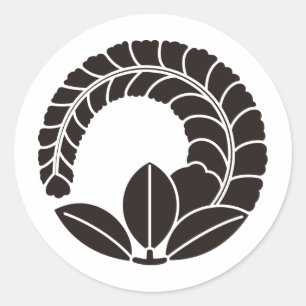 Adesivo Símbolo KAMON Crest da Família Japonesa