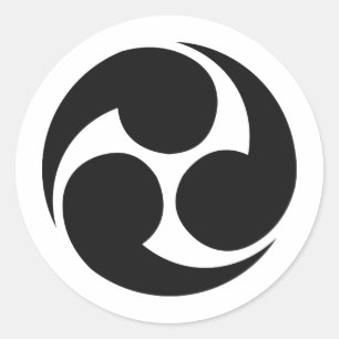 Adesivo Símbolo KAMON Crest da Família Japonesa