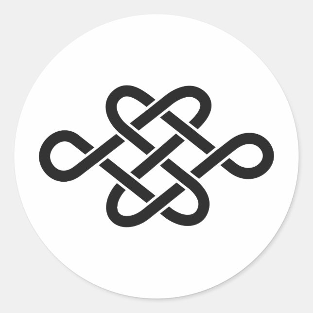 Adesivo Símbolo KAMON Crest da Família Japonesa (Frente)