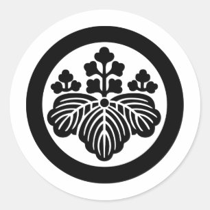 Adesivo Símbolo KAMON Crest da Família Japonesa