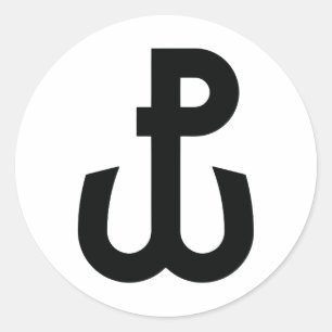 Adesivo Símbolo Kotwica