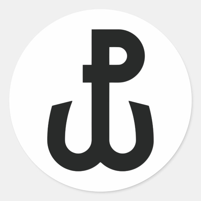 Adesivo Símbolo Kotwica (Frente)