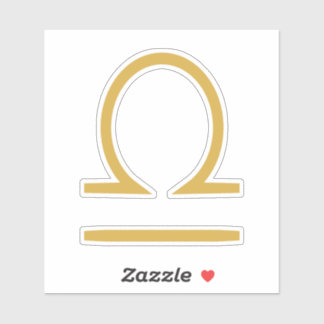 Adesivo Símbolo Libra Zodiac