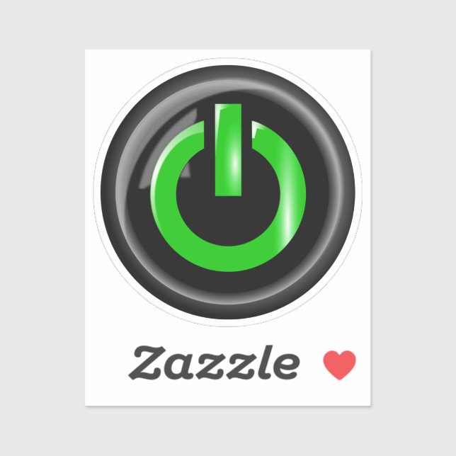 Adesivo Símbolo Liga/Desliga (Folha)