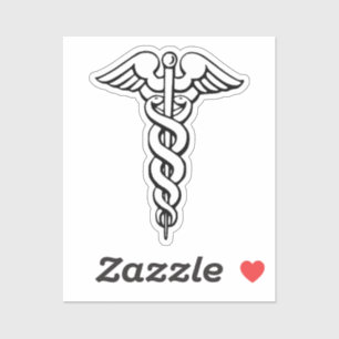 Adesivo Símbolo médico de Caduceus