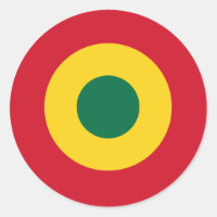 Símbolo militar do país roundel do Gana