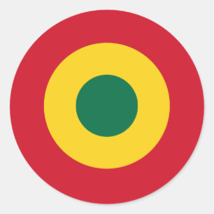 Adesivo Símbolo militar do país roundel do Gana