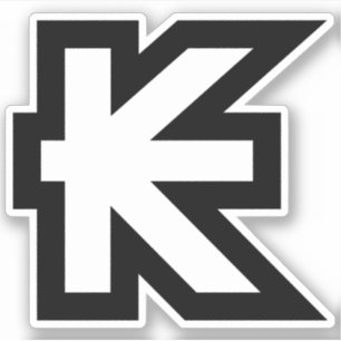 Adesivo Símbolo monetário do Kip do Laos / laotiano