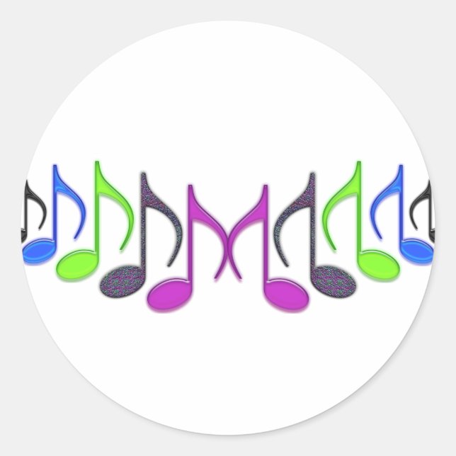 Adesivo Símbolo Musical "M" (Frente)