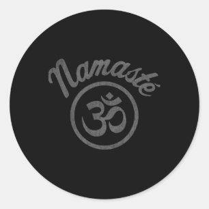 Adesivo Símbolo Namaste Aum Vintage Boho