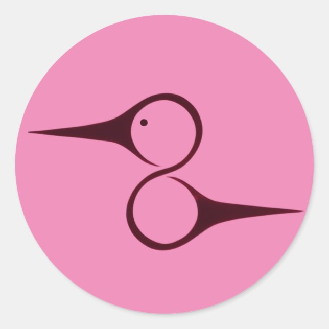 Adesivo Símbolo nativo americano de beija-flor (Frente)