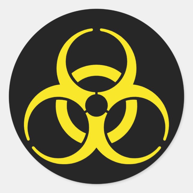 Adesivo Símbolo nuclear (Frente)