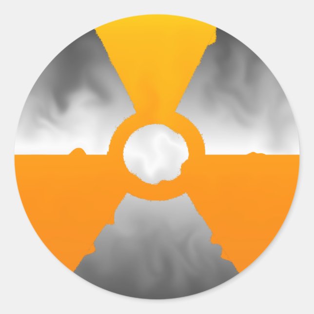 Adesivo Símbolo nuclear (Frente)